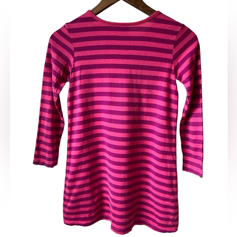 Hanna Andersson Girl’s Striped Long Sleeve Dress - Picture 4 of 8